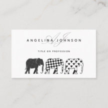 Elefantes, preto e branco, profissional de padrão