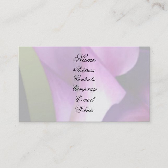 Cartão De Visita Elegância (Frente)