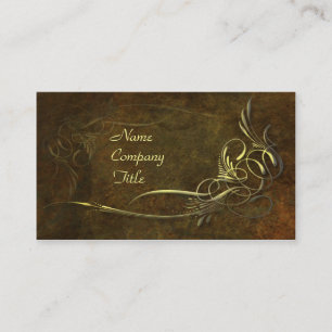 Cartão De Visita Elegância de Nouveau da arte