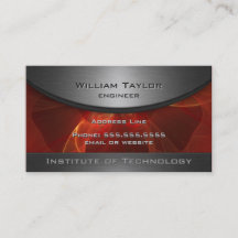 Elegância metálica vermelha com código de QR