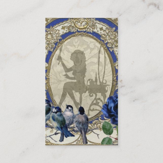 Cartão De Visita Elegância real (Frente)