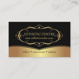 Cartão De Visita Elegant Cosmetic & Make-Up Studio Business Card