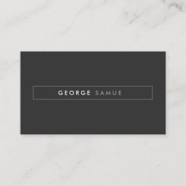 Cartão De Visita Elegant Minimal Business Branding