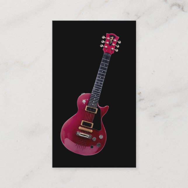 Cartão De Visita Elegant Musician  (Frente)