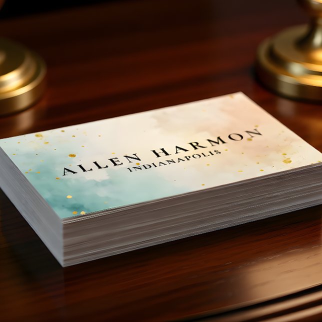 Cartão De Visita Elegant Professional Simple Monogram Minimalist (Criador carregado)