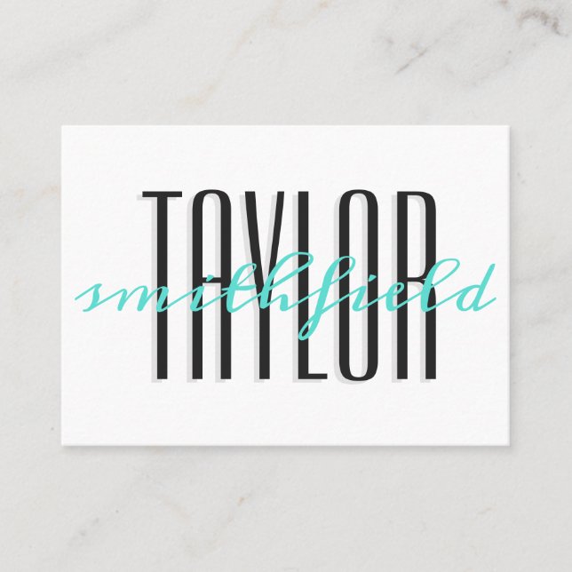 cartão de visita elegante (Frente)