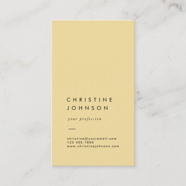 cartão de visita elegante (Frente)