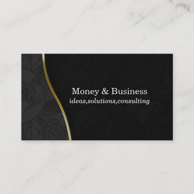 Cartão de visita elegante (Frente)