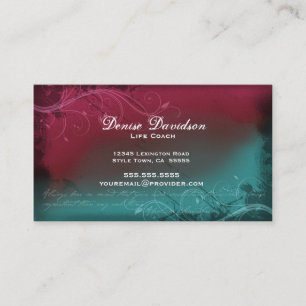 Cartão de visita elegante 2 do Grunge