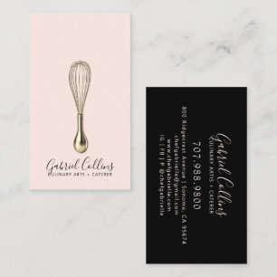 Cartão De Visita Elegante Assadeira de Bolo Batedeira 
