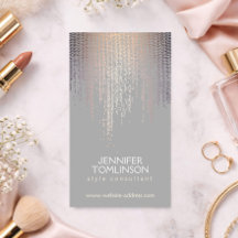 Elegante Blush Confetti - Cinza de Padrão de Chuva