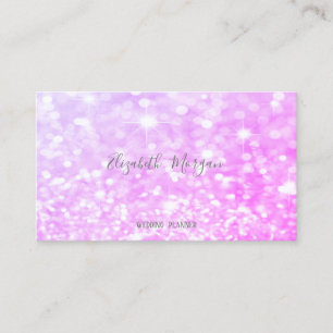 Cartão De Visita Elegante Bokeh Ombre Profissional Moderno