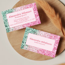 Elegante Branding Moderno com Brilho Rosa