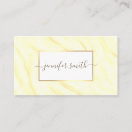 Cartão De Visita Elegante Cânhamo Satírico Com Chic Frame Bonito