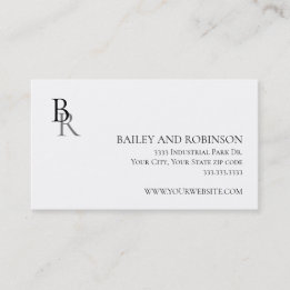Cartão de Visita Elegante com Logotipo Personaliza