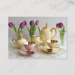 Cartão de visita elegante da casa do café