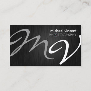 Cartão de visita elegante da fotografia do