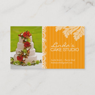 CARTÃO DE VISITA ELEGANTE DA PADARIA DO BOLO