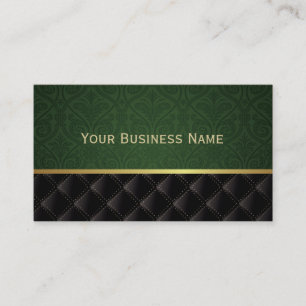 Cartão de visita elegante do damasco de Forest