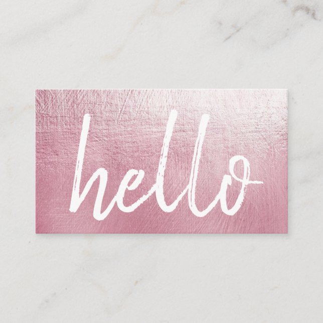 Cartão de visita elegante do planejador de evento (Frente)