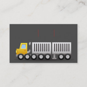 cartão de visita elegante do transporte do