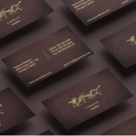 Cartão De Visita Elegante Dragon