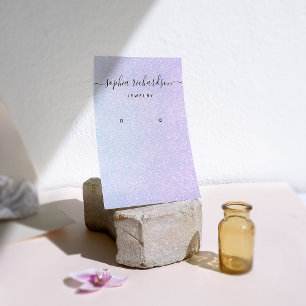 Cartão De Visita Elegante Dreamy Pastel Placa de Vídeo de Velas
