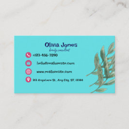 Cartão de visita elegante e profissional