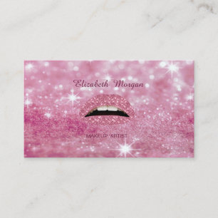 Cartão De Visita Elegante Glamouroso Glamouroso Brilhante Bokeh Lá