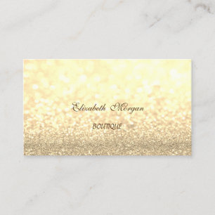 Cartão De Visita Elegante Glamouroso Profissional Espelhado