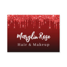 ELEGANTE GLITTER DRIP CHIC PERSONALIZÁVEL RED