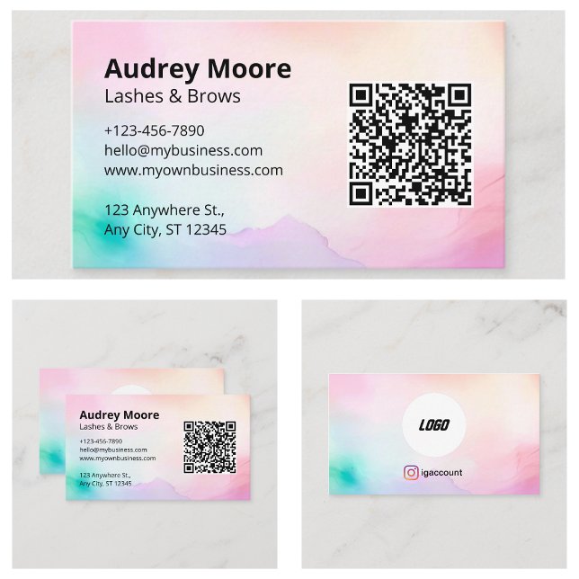 Cartão De Visita Elegante Lashes Brows Lash Tech Eyelash (Elegant Lashes Brows Lash Tech Eyelash Business Card
)