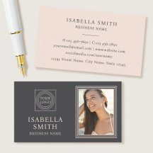 Elegante Logotipo de Foto Personalizado Profission
