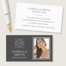 Elegante Logotipo de Foto Personalizado Profission