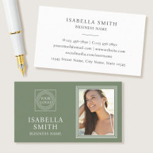 Elegante Logotipo de Foto Personalizado Profission