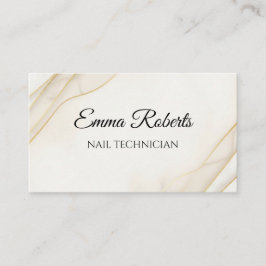 Cartão de Visita Elegante Luxo Dourado | Minimalis