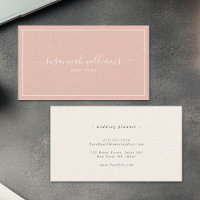 Elegante Luxuz - Script Caligrafia-marfim rosa-ros