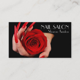 Cartão De Visita  Elegante Maniküre nagel Nagelsalon Visitenkarte