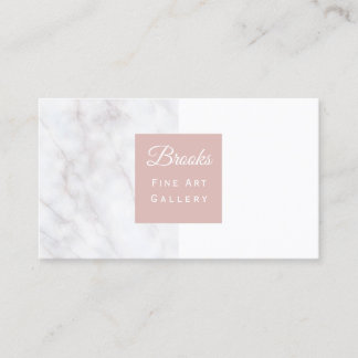 Cartão De Visita Elegante Marble