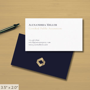 Cartão De Visita Elegante Minimalista Moderno