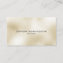 Cartão De Visita Elegante Mínimo Profissional Moderno de Frost Opal