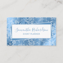 Elegante Modern Blue Girly