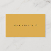 Elegante Moderno Amarelo Marrom Simples Minimalist