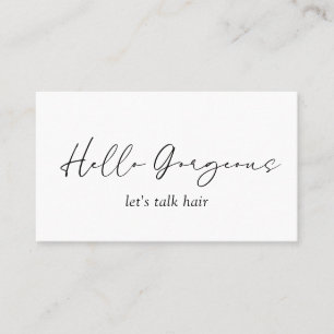 Cartão De Visita Elegante moderno de código QR simples mínimo