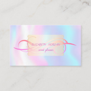 Cartão De Visita Elegante Moderno Holográfico