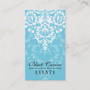 CARTÃO DE VISITA elegante na moda damask