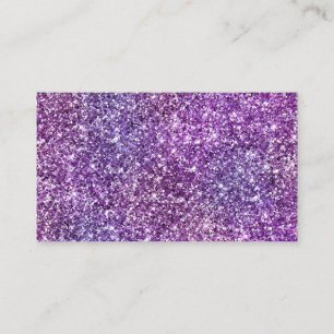 Cartão De Visita Elegante Padrão Abstrato Roxo Chic Estiloso
