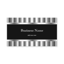 Elegante Preto Prata