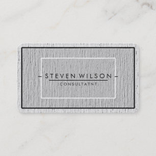 Cartão De Visita Elegante Professional Modern Sutil Plain