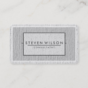Cartão De Visita Elegante Professional Modern Sutil Plain